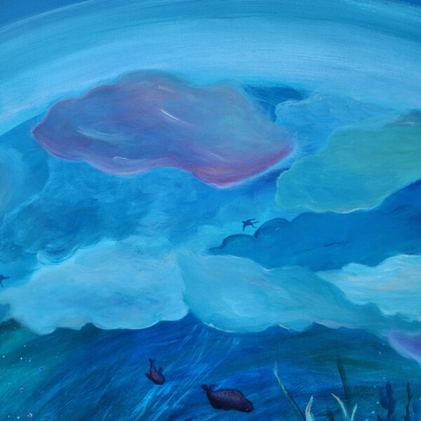 Détail nuage tableau "Genèse" par LiseDeBruges