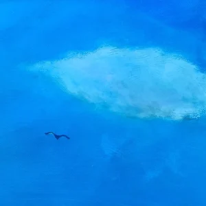Gros plan sur le nuage en haut à droite